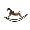 Early 19th C. Folk Art Carved and Painted Rocking Horse