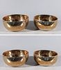 Group of Four Antique Indian Metal Bowls