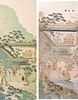 Chinese Painting and Silk Brocade- Literati Garden Gathering