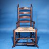 Early 20th Century Wooden Rocking Chair