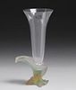 Daum France Art Glass Cala Lilly Vase c1950s