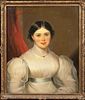 PORTRAIT OF ELIZA WILSON NEE READ (1803-1851) OIL PAINTING