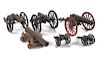 Assorted Cannons, Lot of Six 