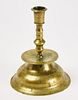 Early Brass Capstan Candle Stick