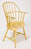 Yellow painted 'Windsor Arm Chair