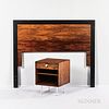 George Nelson (1908-1986) for Herman Miller Headboard and Thin Edge Nightstand