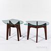 Pair of Adrian Pearsall (1925-2011) Sting Ray Side Tables