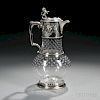Victorian Sterling Silver-mounted Glass Claret Jug