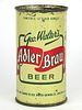 1957 Adler Brau Beer 12oz 29-21, Flat Top, Appleton, Wisconsin