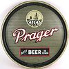 1949 Atlas Prager Beer 13 inch tray, Chicago, Illinois