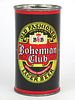 1959 Bohemian Club Beer 12oz 40-22, Flat Top, Chicago, Illinois