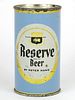 1957 Reserve Beer 12oz 113-34, Flat Top, Chicago, Illinois