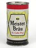 1959 Meister Brau Pilsener Beer 12oz 98-39, Flat Top, Chicago, Illinois