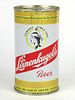 1964 Leinenkugel's Beer 12oz 91-11V, Flat Top, Chippewa Falls, Wisconsin