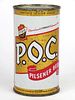 1959 P.O.C. Pilsener Beer 12oz 116-12, Flat Top, Cleveland, Ohio