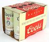 1968 Coors Buffet Beer Six Pack With 7oz Cans 240-02, Golden, Colorado