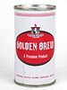 1957 Golden Brew Bock Beer 12oz 72-31, Flat Top, Lawrence, Massachusetts