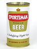 1965 Sportsman Premium Beer 12oz 135-08, Flat Top, Los Angeles, California