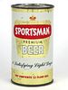 1958 Sportsman Premium Beer 12oz 135-07, Flat Top, Los Angeles, California