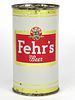 1958 Fehr's Beer 12oz 62-33, Flat Top, Louisville, Kentucky