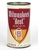 1961 Milwaukee's "Best" Beer 12oz 100-08.2, Flat Top, Milwaukee, Wisconsin