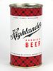 1955 Highlander Beer 12oz 82-11, Flat Top, Missoula, Montana