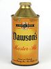 1941 Dawson's Master Ale 12oz 158-28, High Profile Cone Top, New Bedford, Massachusetts