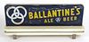 1943 Ballantine's Ale/Beer Reverse-On-Glass 12oz, Newark, New Jersey