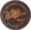 1910 Weisbrod Beer 12 inch tray, Philadelphia, Pennsylvania