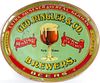 Rare 1910 Geo. Ringler's Extra Pilsener & Real German Beers 16½ x 13½ inch oval tray, New York, New York
