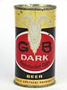 1958 GB Dark Kulmbacher Type Beer 12oz 68-07, Flat Top, Santa Rosa, California