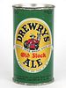 1945 Drewrys Old Stock Ale 12oz 55-26.2, Flat Top, South Bend, Indiana
