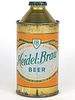 1950 Heidel Brau Beer 12oz 168-25, High Profile Cone Top, Sioux City, Iowa