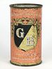 1955 Griesedieck Bros. Light Lager Beer 12oz 76-39, Flat Top, Saint Louis, Missouri