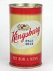 1952 Kingsbury Beer 12oz 88-09.2, Flat Top, Sheboygan, Wisconsin
