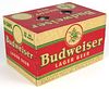 1952 Budweiser Beer flat top six pack box 12oz No Ref., Flat Top, Saint Louis, Missouri