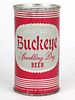 1959 Buckeye Sparkling Dry Beer 12oz 43-09, Flat Top, Toledo, Ohio