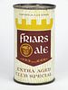 1960 Friars Ale 12oz 67-07, Flat Top, South Bend, Indiana