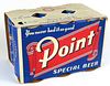 1980 Point Beer 12 pack With 12oz Cans No Ref.Stevens Point, Wisconsin