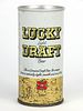 1969 Lucky Light Draft Beer 7oz T28-34, Ring Top, San Francisco, California