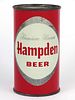 1955 Hampden Beer 12oz 79-40, Flat Top, Willimansett, Massachusetts