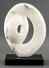 Modern Abstract Carved Marble Sculpture