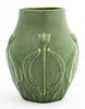 Arts & Crafts Hampshire Pottery Matte Green Vase