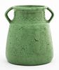 Arts & Crafts Matte Green Pottery Vase