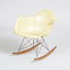 CHARLES AND RAY EAMES FOR HERMAN MILLER/ZENITH RAR ROPE EDGE" ROCKING CHAIR"