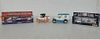 (4) Collectible Sports Team Toy Cars