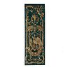 Monumental 18th C French Tooled Leather Chinoiserie Panel