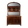 French Art Deco Mirrored Front Buffet China Cabinet