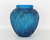 Rare 1912 R. Lalique 'Sauterelles' Glass Vase