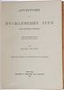Huckleberry Finn, Leather, 1885 First Edition